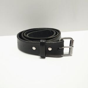 Hanks Belt The Gunner Mens Size 48 Black 100 Year Belt Thick Leather